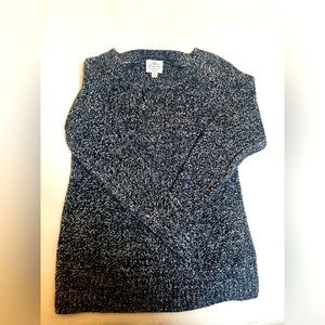 Navy Blue and its Speckled Sweater